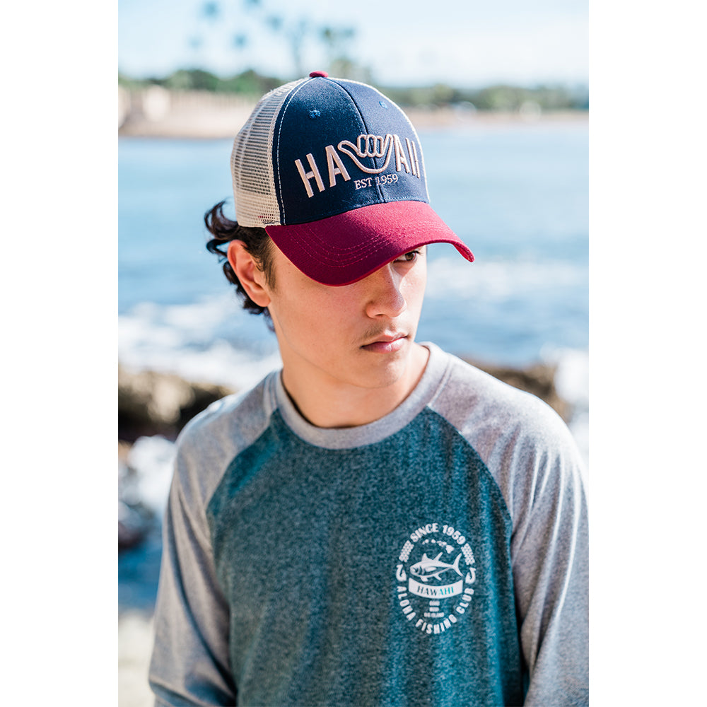MESH CAP: Hawaii Shaka – Aloha Ave Store Made with Aloha