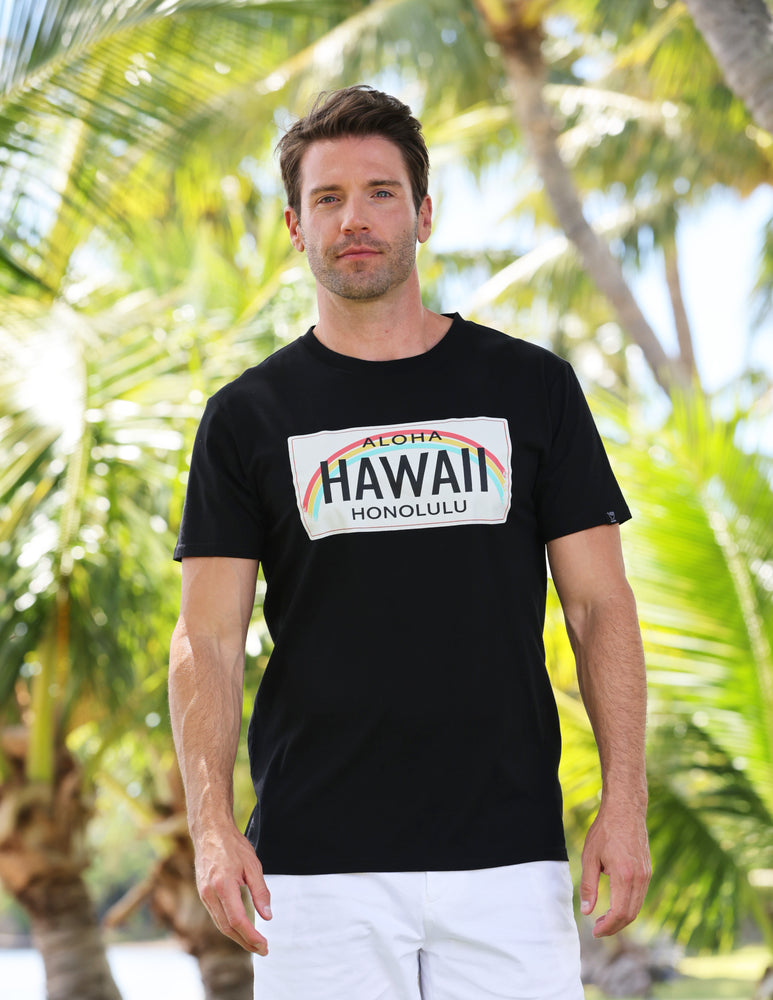 Cotton Short Sleeve T-Shirt: Hawaii Driver's License