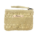 STRAW POUCH BAG: Maui