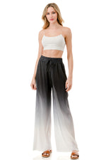 WOMEN'S STRETCH PLEATED PANTS: Gradient