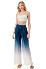 WOMEN'S STRETCH PLEATED PANTS: Gradient