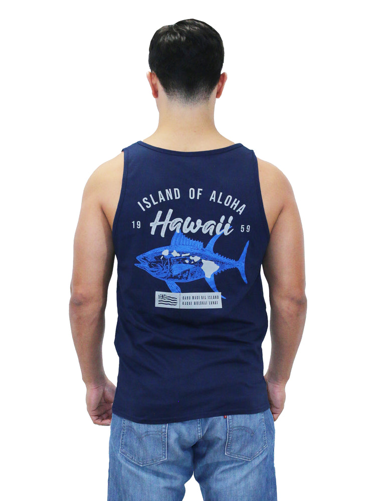 MEN'S TANK TOP: Hawaii Ahi