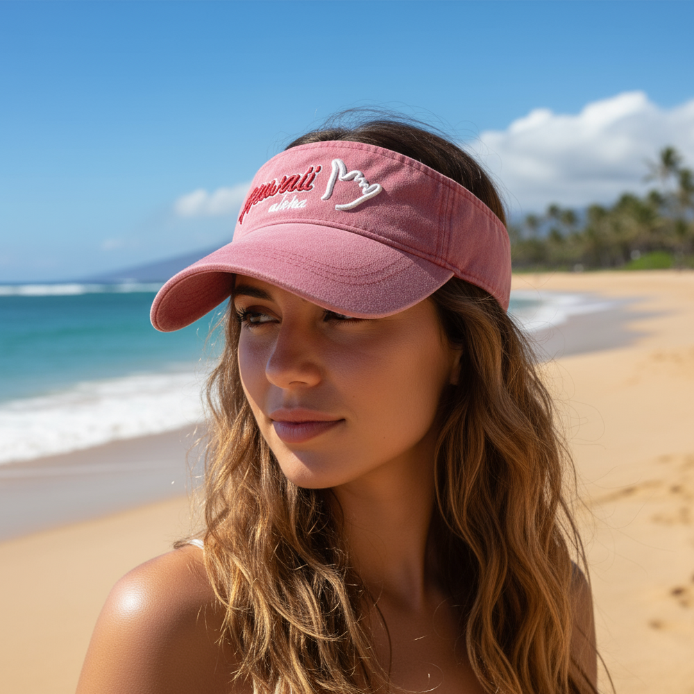 VISOR: HI w/ Shaka Logo