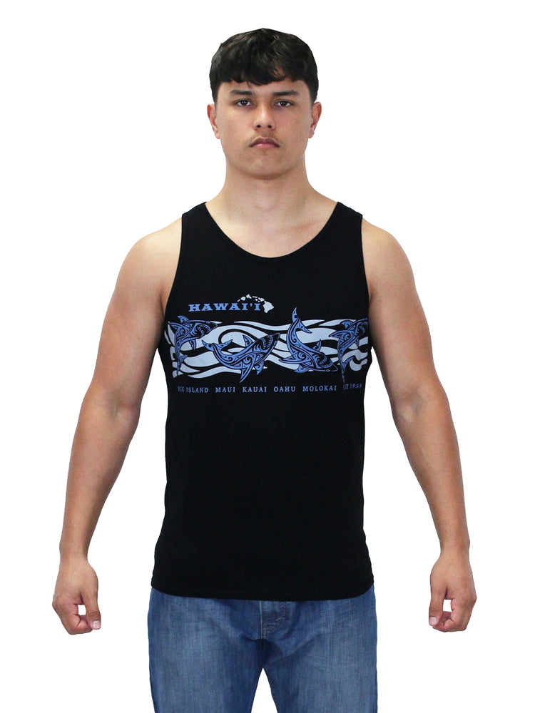 MEN'S TANK TOP: Shark