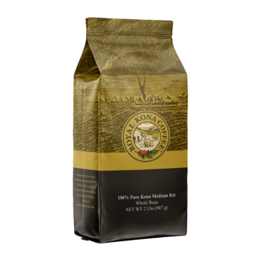 Royal Kona 100% Pure Kona Medium Roast Whole Bean Coffee - 2lb