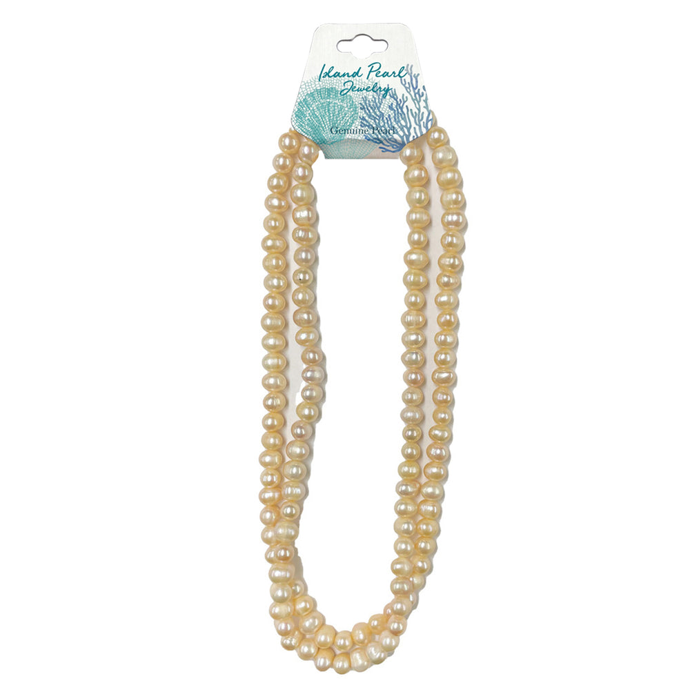 NECKLACE: Pearl - Double Strand