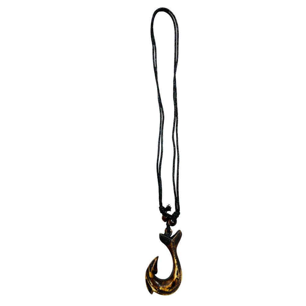 RESIN NECKLACE: Fish Hook-3