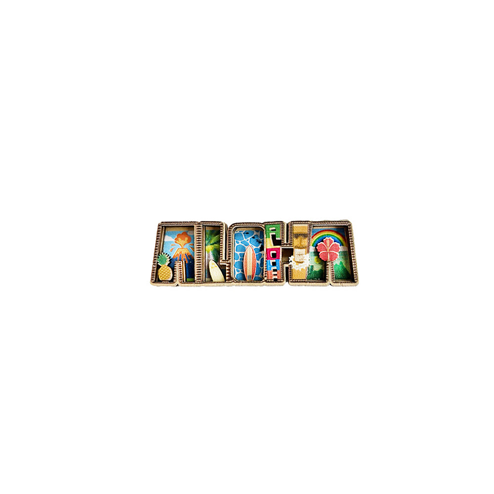 MULTI-LAYERED WOOD MAGNETS: Assorted Designs