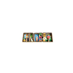 MULTI-LAYERED WOOD MAGNETS: Assorted Designs