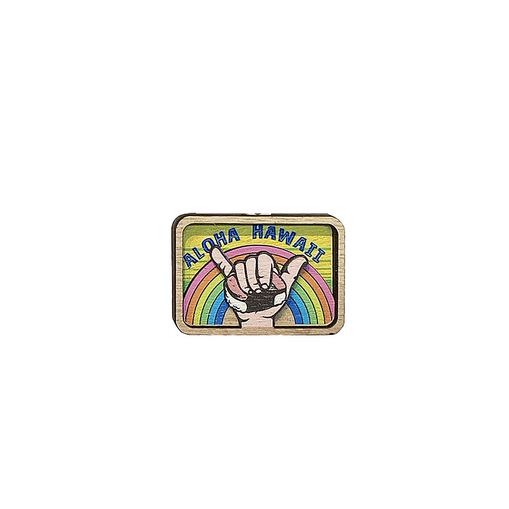 MULTI-LAYERED WOOD MAGNETS: Assorted Designs