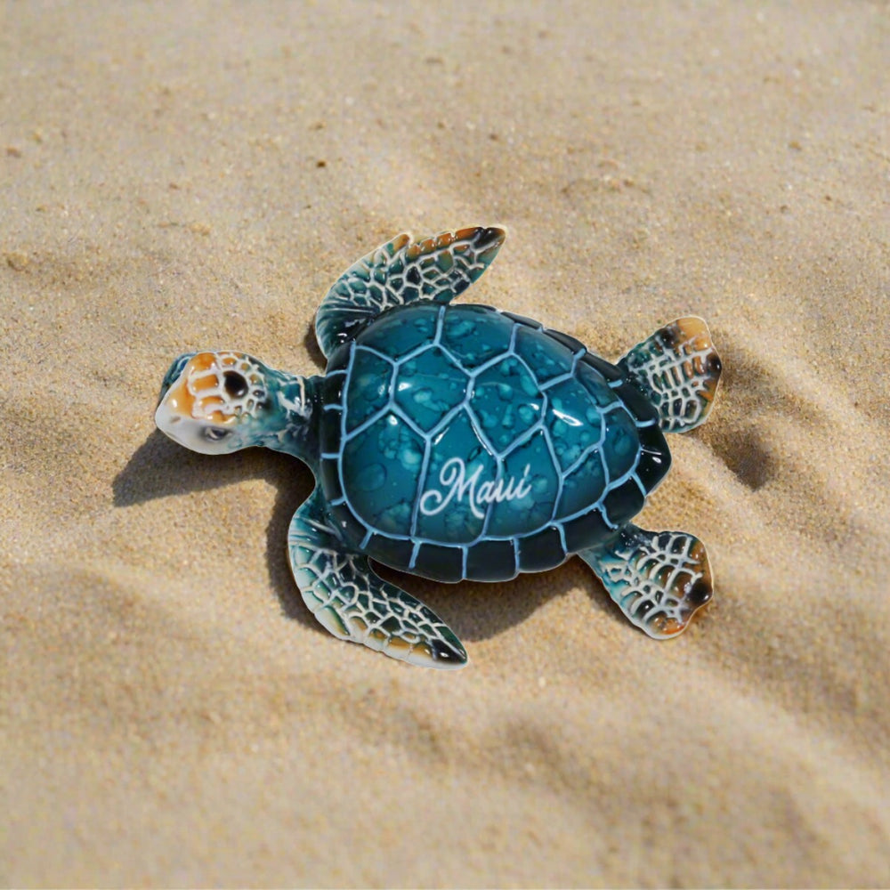 RESIN MAGNET: Honu-Maui