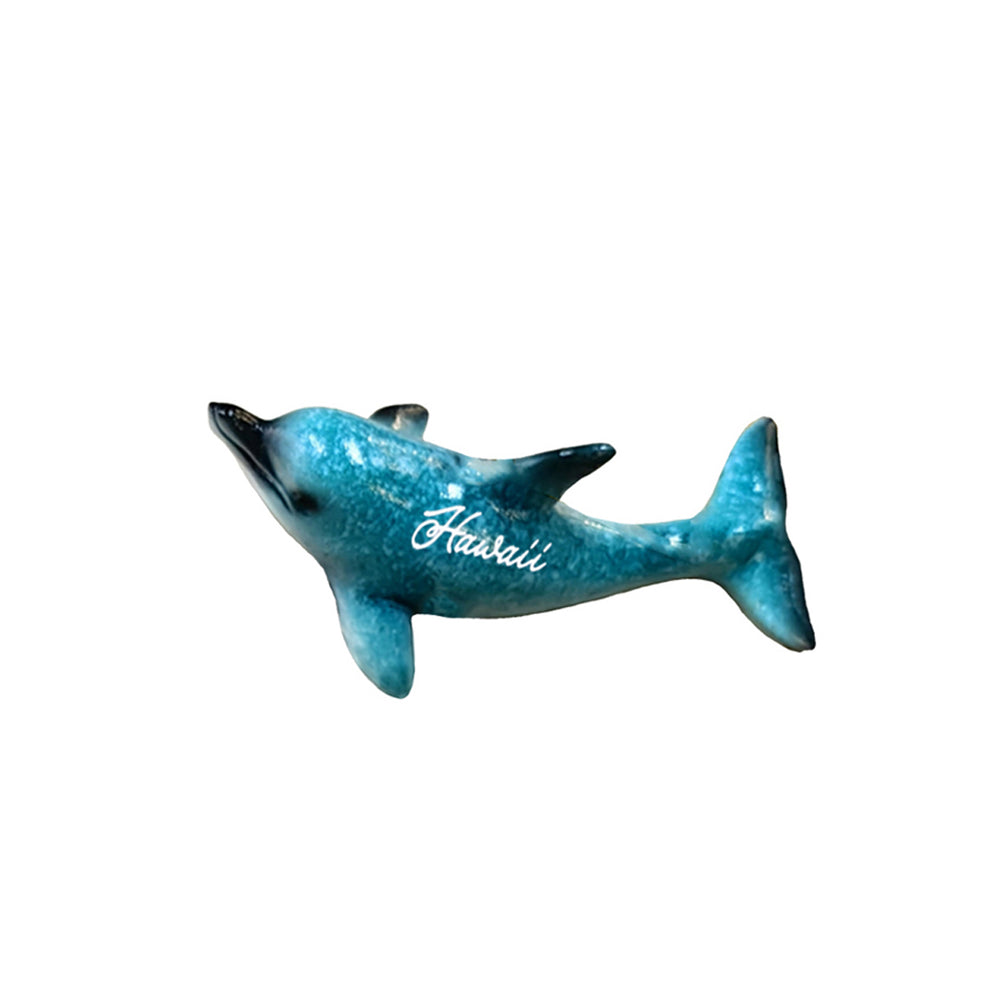 RESIN MAGNET: Dolphin-Hawaii
