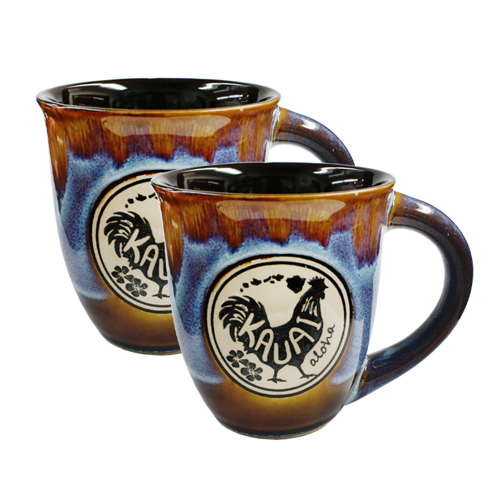 MUG CUP: ISLAND ROOSTER 2-Piece Set