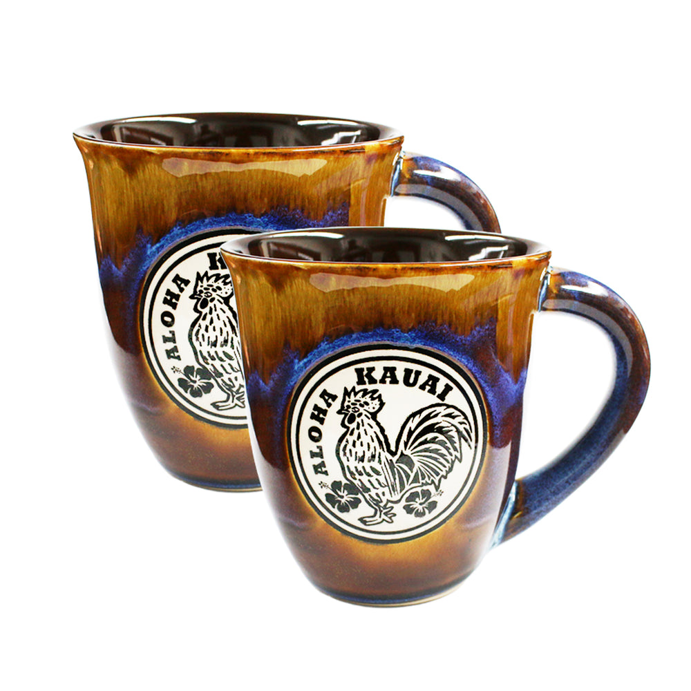 MUG CUP: ROOSTER - KAUAI 2-Piece Set