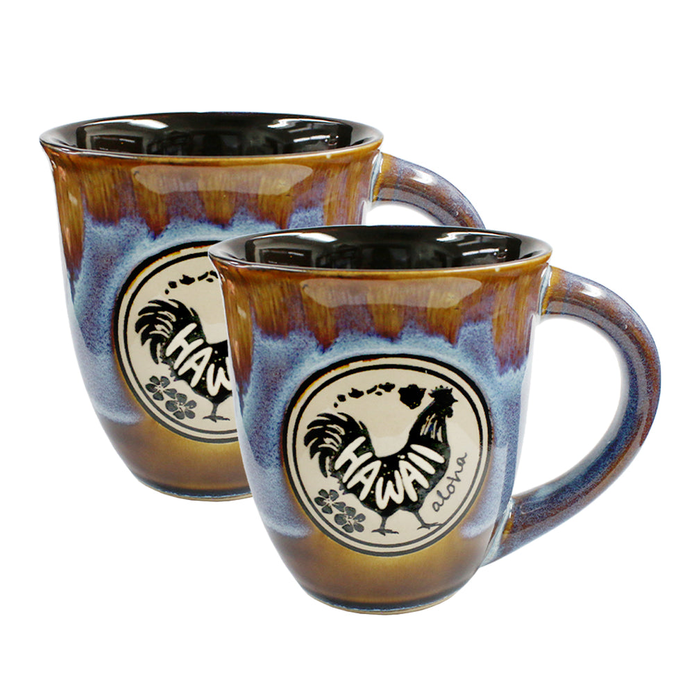 MUG CUP: ISLAND ROOSTER 2-Piece Set