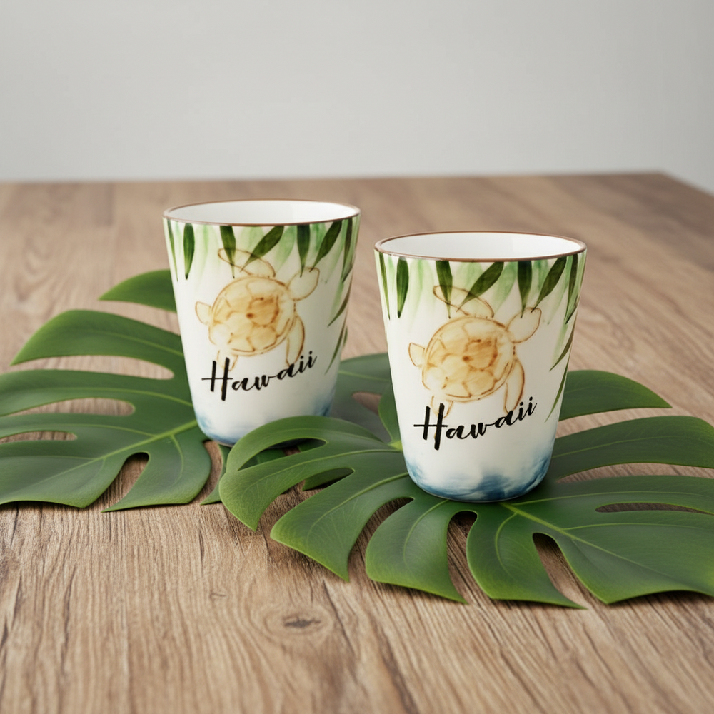 SHOT GLASS : Hawaii Honu
