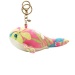 PLUSH KEYCHAIN: Whale - Tropical Voyage - Pink