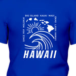 Cool Short Sleeve T-Shirt : SUNSET WAVE HAWAII