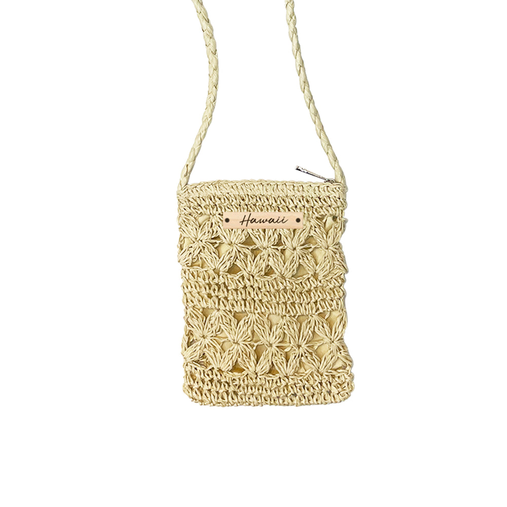 CROSSBODY STRAW BAG: Hawaii