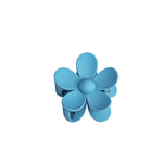 PLASTIC HAIR CLIP: Plumeria (Solid Colored)