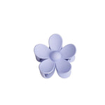 PLASTIC HAIR CLIP: Plumeria (Solid Colored)