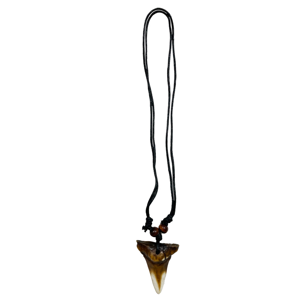 RESIN NECKLACE: Shark Tooth-2