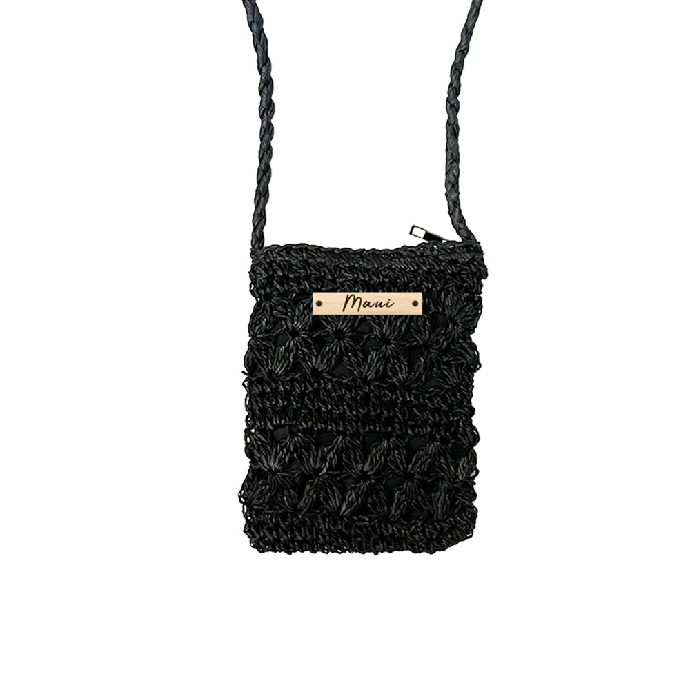 CROSSBODY STRAW BAG: Maui