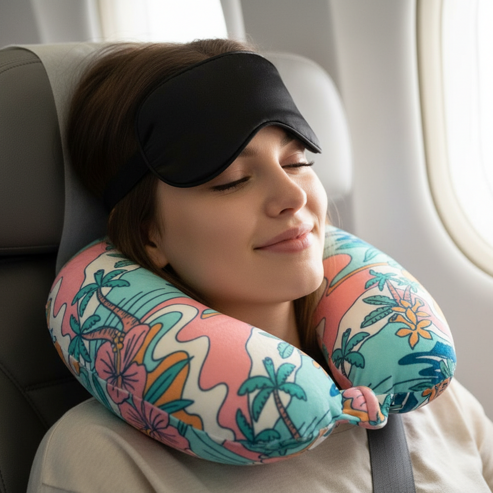 MEMORY FOAM NECK PILLOW: Hawaii