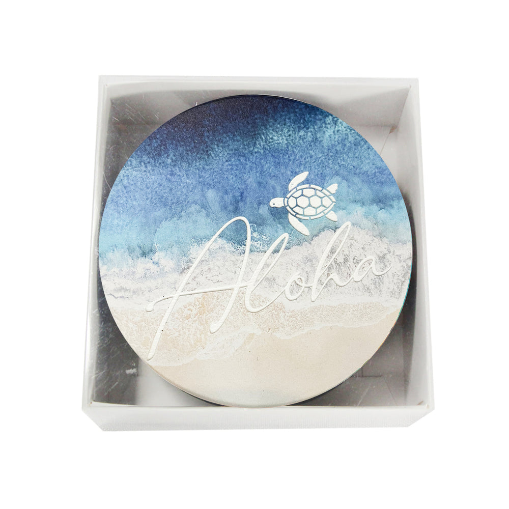 CERAMIC COASTER: Islands (4PCS Set)