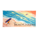 MICROFIBER BEACH TOWEL: Surf Beach