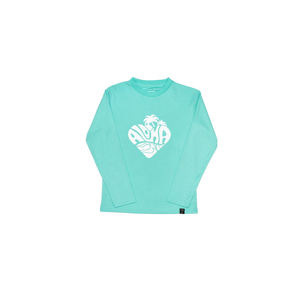 Kids' Cool Long Sleeve T-Shirt: ALOHA HEART