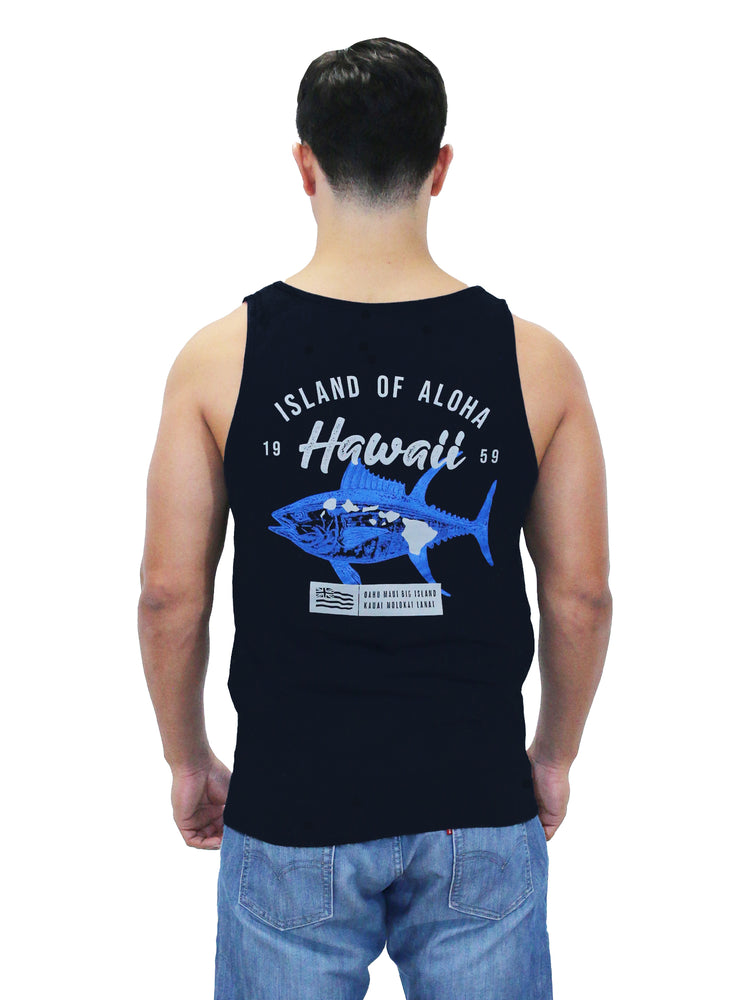 MEN'S TANK TOP: Hawaii Ahi