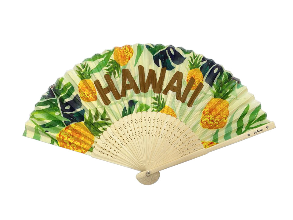 FAN - PINEAPPLE HAWAII ALOHA