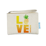 WOVEN POUCH - LOVE PINEAPPLE