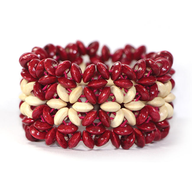STRETCH WOOD BRACELET - LARGE