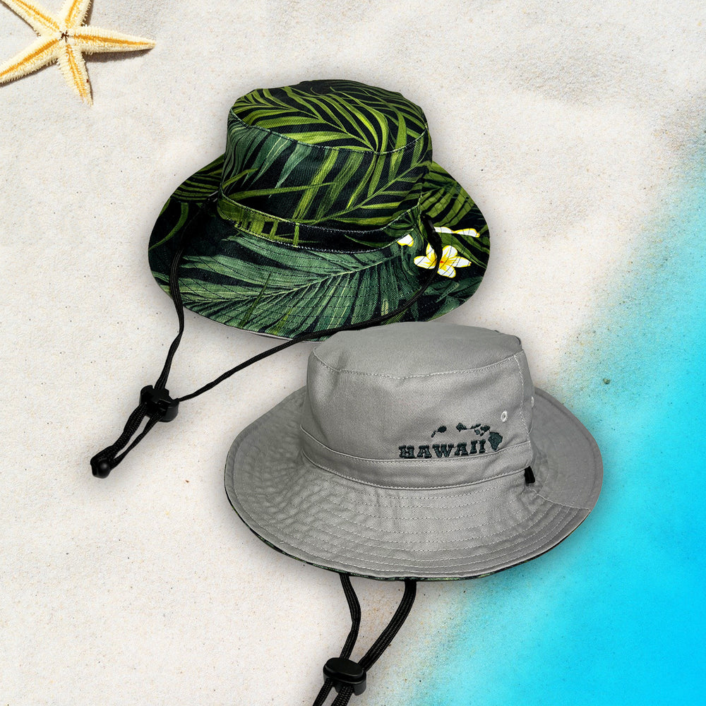 REVERSIBLE HAT: Palm Parade