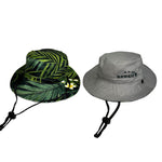 REVERSIBLE BUCKET HAT: Palm Parade