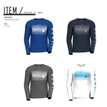 Cool Long Sleeve T-Shirt: STRIPE HI MAP