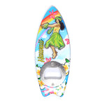 WOODEN MAGNET-BOTTLE OPENER - RAINBOW HULA