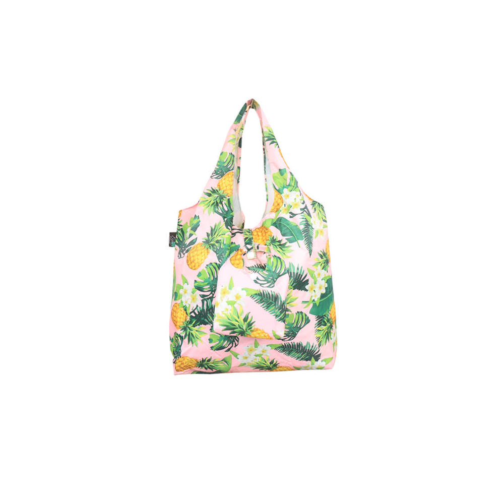 Foldable Reusable Hawaii Shopping Bags PINEAPPLE PICNIC