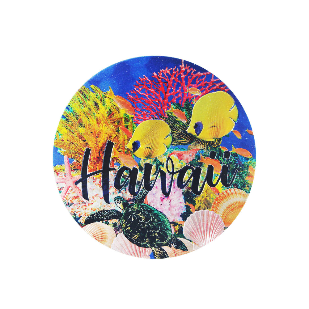 Magnet: HAWAII COASTER - UNDER THE SEA [6PCS Set]