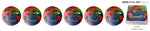 Magnet: HAWAII COASTER - HAWAII MAP [6PCS Set]