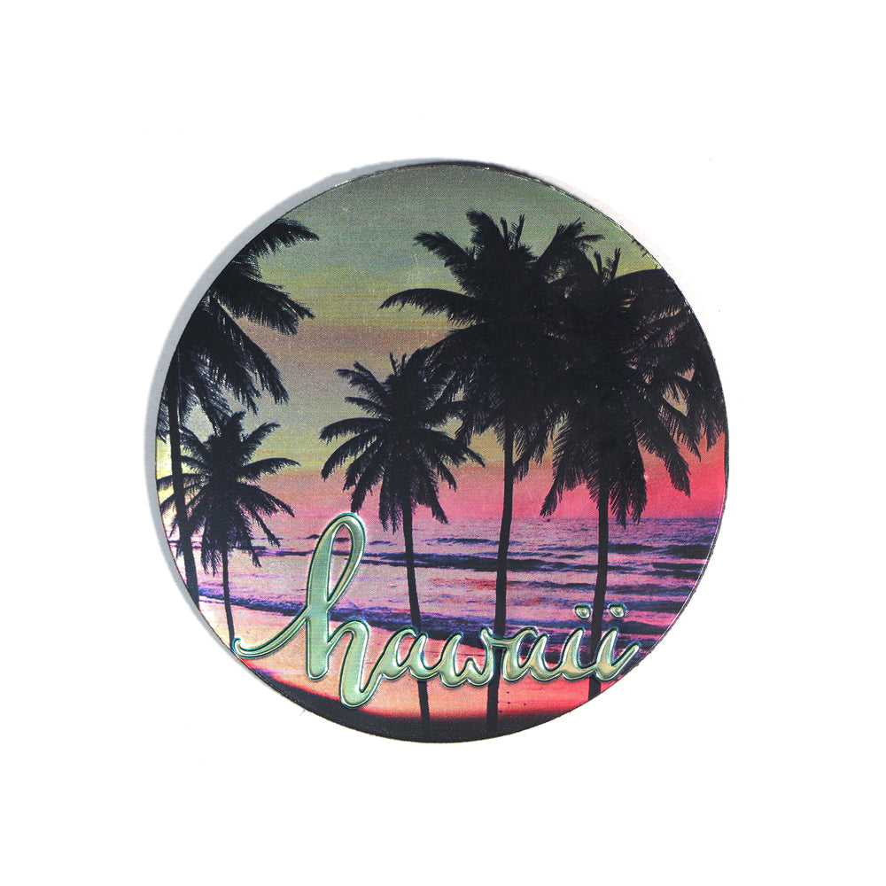 Magnet: HAWAII COASTER - SUNSET BEACH [6PCS Set]