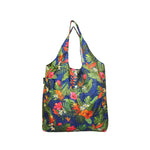 Foldable Reusable Shopping bag BANQUET - BEIGE / NAVY
