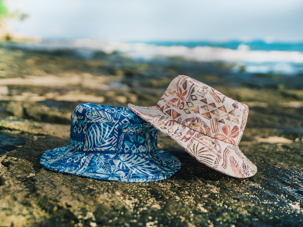 BUCKET HAT : Tapa Block – Aloha Ave Store - Made with Aloha