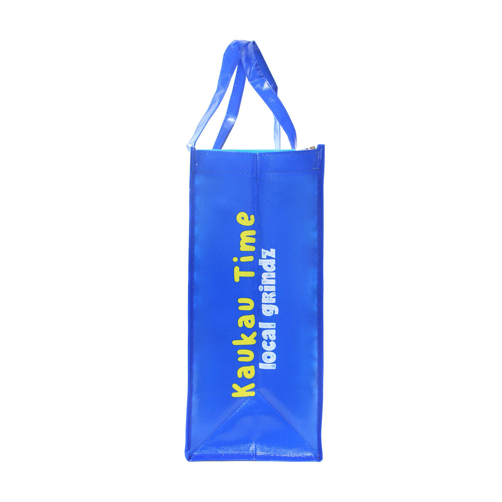 Reusable NON-WOVEN BAG - LOCAL FOOD - GREEN / BLUE