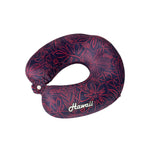 MEMORY FOAM NECK PILLOW: Tapa Hana Navy