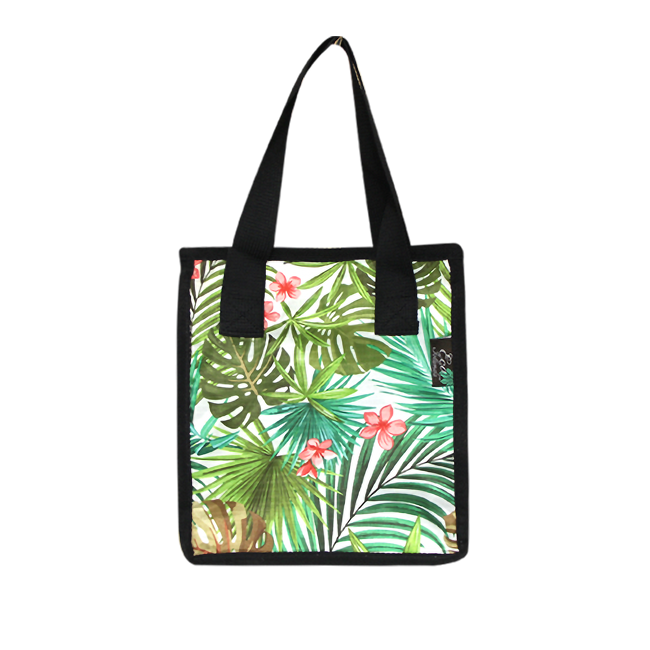 INSULATED BAG - PALM FOREST - CREAM