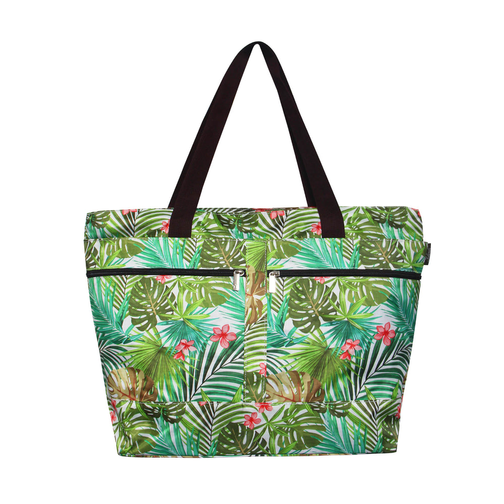 Beach Tote Bag PALM FOREST - CREAM