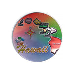 Magnet: HAWAII COASTER - HAWAII MAP [6PCS Set]